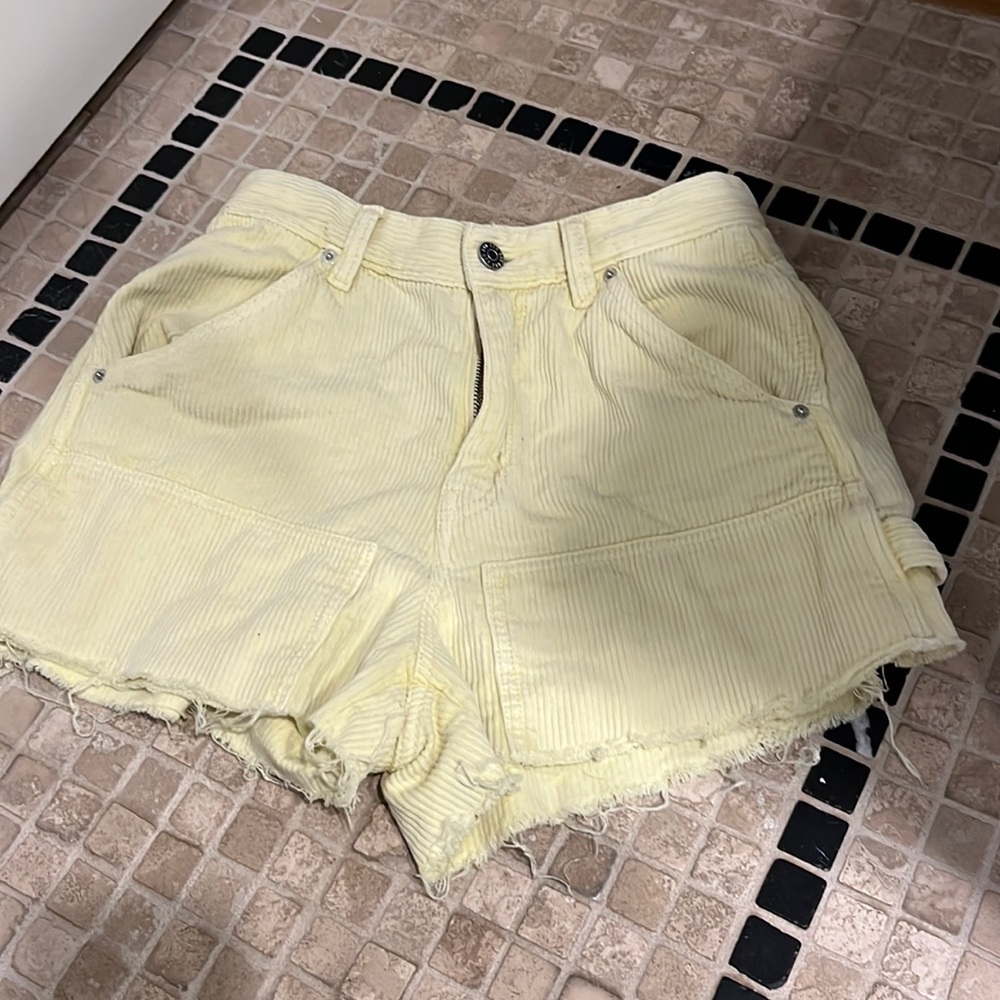 Urban Outfitters yellow corduroy shorts! 25